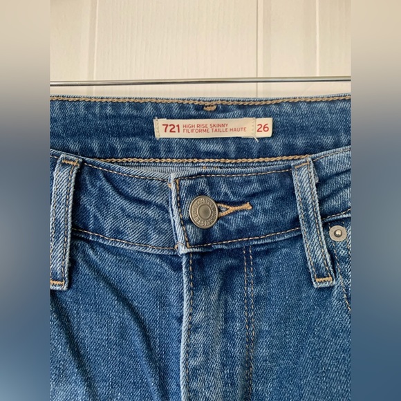 LEVI’S 721 Skinmy Jeans size 26 - Picture 4 of 4